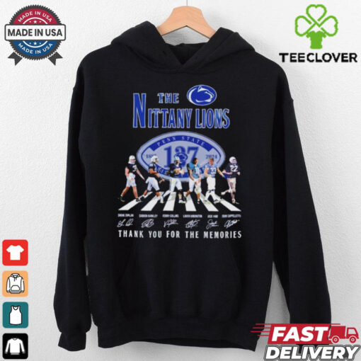 Penn State Nittany Lions 137th Anniversary 1887 2024 Abbey Road thank you for the memories shirt