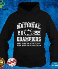 Penn State Nittany Lions 2022 NCAA DI Wrestling Champions Vitt Graphic T Shirt