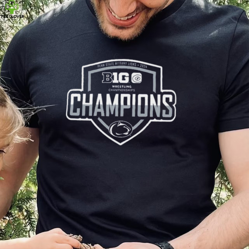 Penn State Nittany Lions 2024 Big Ten Wrestling Tournament Champions Locker Room T Shirt Penn State Nittany Lions 2024 Big Ten Wrestling Tournament Champions Locker Room T Shirt