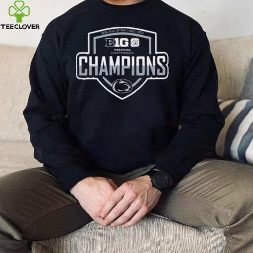 Penn State Nittany Lions 2024 Big Ten Wrestling Tournament Champions Locker Room T Shirt
