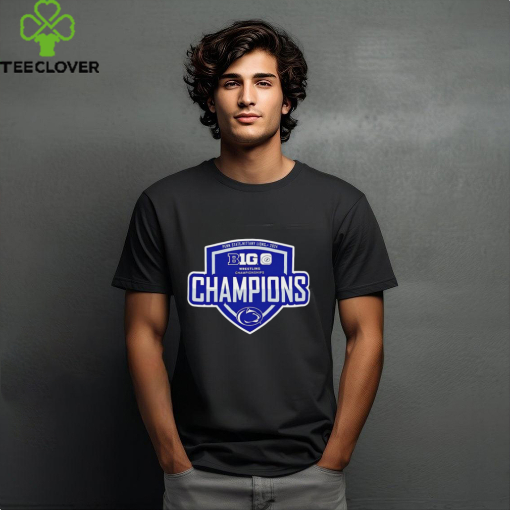 Penn State Nittany Lions 2024 Big Ten Wrestling Tournament Champions Locker Room shirt Penn State Nittany Lions 2024 Big Ten Wrestling Tournament Champions Locker Room shirt