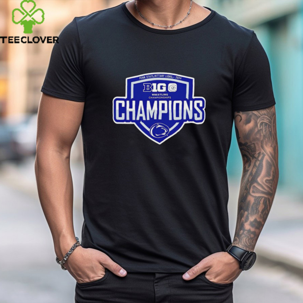 Penn State Nittany Lions 2024 Big Ten Wrestling Tournament Champions Locker Room shirt Penn State Nittany Lions 2024 Big Ten Wrestling Tournament Champions Locker Room shirt