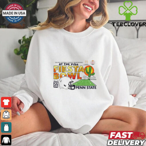 Penn State Nittany Lions 2024 CFP at Vrbo Fiesta Bowl helmet shirt