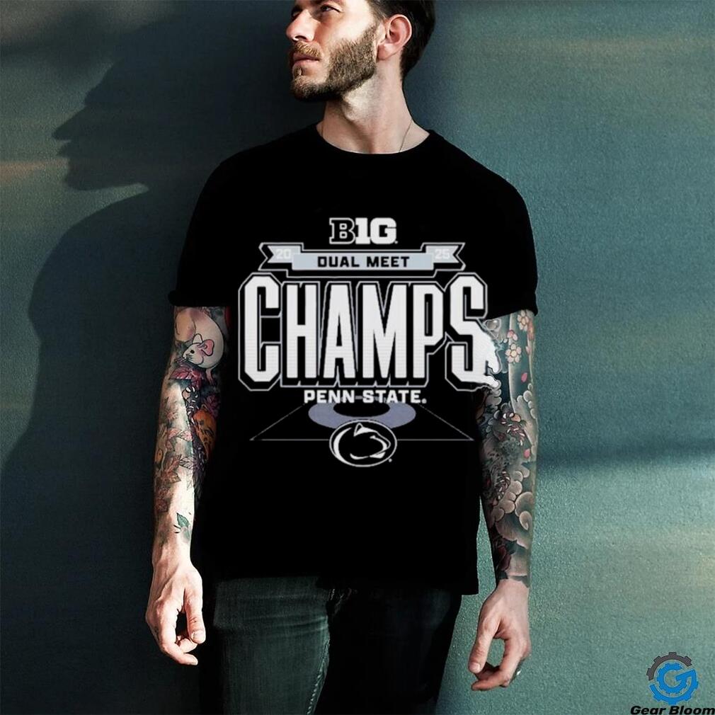 Penn State Nittany Lions 2025 Big Ten Wrestling Dual Meet Champions T Shirts Penn State Nittany Lions 2025 Big Ten Wrestling Dual Meet Champions T Shirts