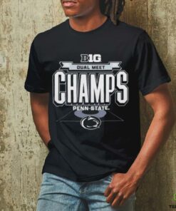 Penn State Nittany Lions 2025 Big Ten Wrestling Dual Meet Champions T Shirts