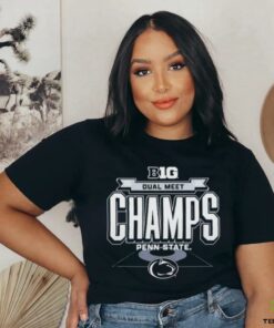Penn State Nittany Lions 2025 Big Ten Wrestling Dual Meet Champions T Shirts
