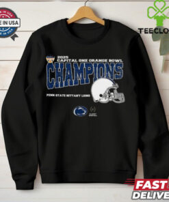 Penn State Nittany Lions 2025 Orange Bowl Champions College Football Playoff Semifinal Vintage Style With Helmet Unisex T Shirt