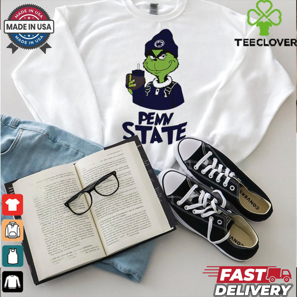 Penn State Nittany Lions Boujee Grinch Coffee shirt Penn State Nittany Lions Boujee Grinch Coffee shirt