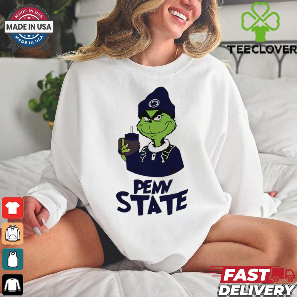 Penn State Nittany Lions Boujee Grinch Coffee shirt Penn State Nittany Lions Boujee Grinch Coffee shirt