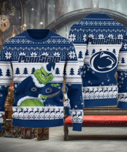 Penn State Nittany Lions Grinch Ugly Christmas Sweater