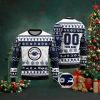 Alabama Crimson Tide NCAA Santa Claus Hat Ho Ho Ho 3D Custom Name Ugly Christmas Sweater