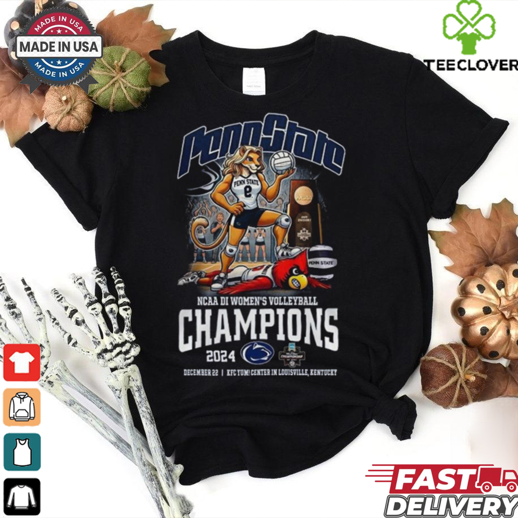 Penn State Nittany Lions NCAA D1 Women’s Volleyball Champs 2024 Mascot Shirt Penn State Nittany Lions NCAA D1 Women’s Volleyball Champs 2024 Mascot Shirt