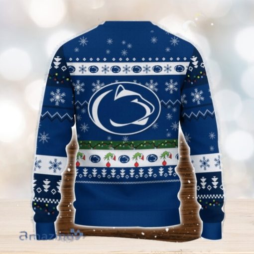 Penn State Nittany Lions NCAA Grinch Hand Funny Christmas Gift Ugly Christmas Sweater Gift Ideas For Fans