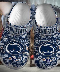 Penn State Nittany Lions NCAA Sport Crocs Crocband Clogs Shoes Comfortable For Men Women and Kids – Footwearelite Exclusive