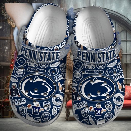 Penn State Nittany Lions NCAA Sport Crocs Crocband Clogs Shoes Comfortable For Men Women and Kids – Footwearelite Exclusive