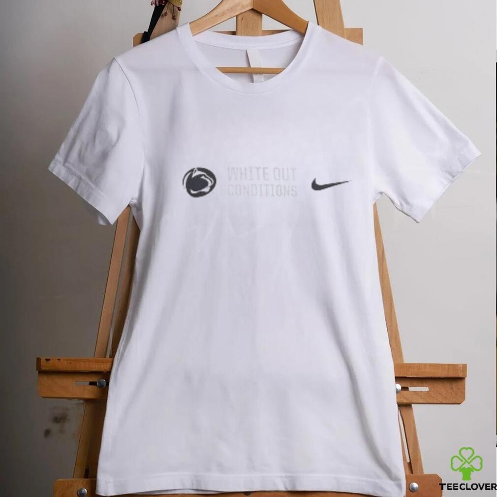Penn State Nittany Lions Nike White Out Condition T Shirt Penn State Nittany Lions Nike White Out Condition T Shirt