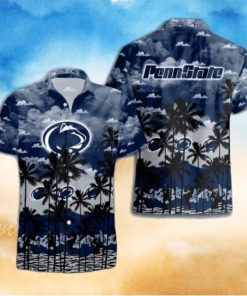 Penn State Nittany Lions Palms Tree Hawaiian Shirt