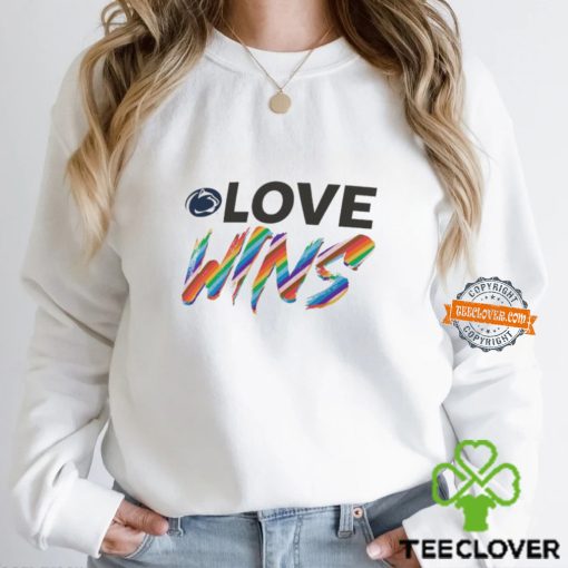 Penn State Nittany Lions Pride Love Wins 2024 Shirt