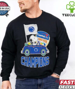 Penn State Nittany Lions Snoopy And Woodstock Capital One Orange Bowl Champions College Football Playoff NCAA Season 2024 2025 T shirts