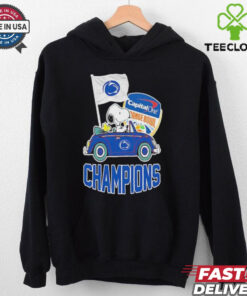 Penn State Nittany Lions Snoopy And Woodstock Capital One Orange Bowl Champions College Football Playoff NCAA Season 2024 2025 T shirts