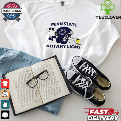 Penn State Nittany Lions Snoopy Sport helmet shirt