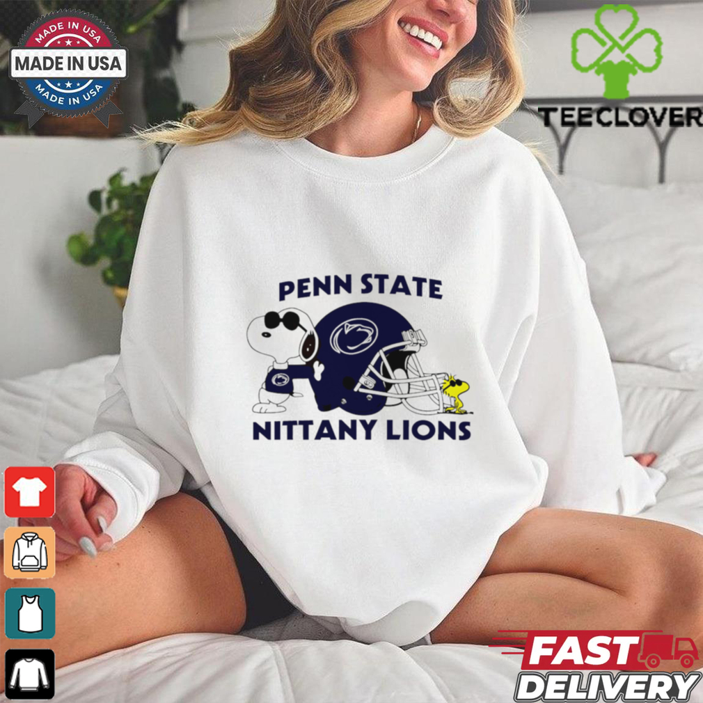 Penn State Nittany Lions Snoopy Sport helmet shirt Penn State Nittany Lions Snoopy Sport helmet shirt