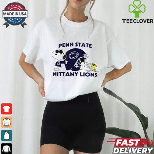 Penn State Nittany Lions Snoopy Sport helmet shirt