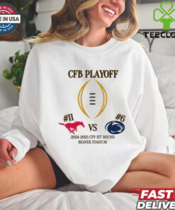 Penn State Nittany Lions Vs SMU Mustangs 2024 2025 CFP Playoff 1st Round Beaver Stadium T Shirt
