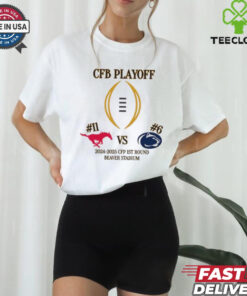 Penn State Nittany Lions Vs SMU Mustangs 2024 2025 CFP Playoff 1st Round Beaver Stadium T Shirt