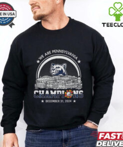 Penn State Nittany Lions We Are Pennsylvania Football 2024 Fiesta Champions Skyline Shirt
