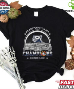 Penn State Nittany Lions We Are Pennsylvania Football 2024 Fiesta Champions Skyline Shirt