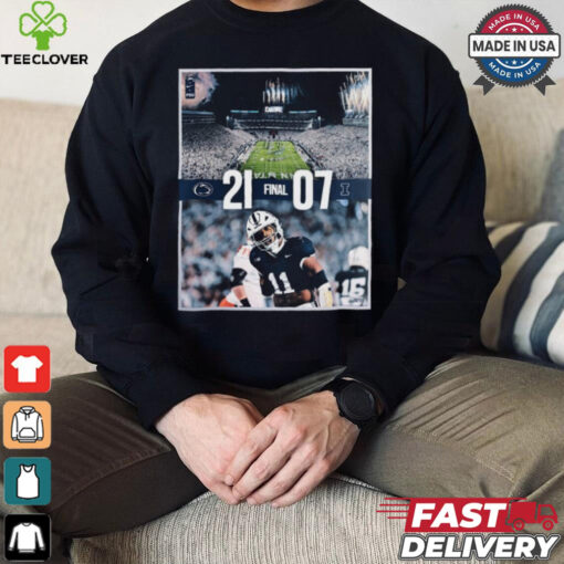 Penn State Nittany Lions Wins 21 7 Illinois Football 2024 Game Final Score Shirt