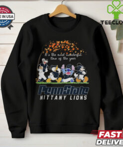 Penn State Nittany Lions x Mickey x Donald Duck x Stitch x Goofy Fall It’s The Most Wonderful Time Of The Year Tee shirt