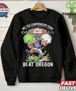 Penn state nittany lions big 10 conference champions beat oregon 2024 shirt