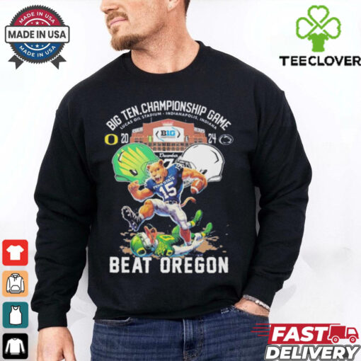 Penn state nittany lions big 10 conference champions beat oregon 2024 shirt