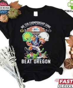 Penn state nittany lions big 10 conference champions beat oregon 2024 shirt