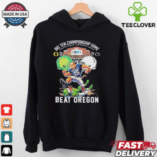 Penn state nittany lions big 10 conference champions beat oregon 2024 shirt