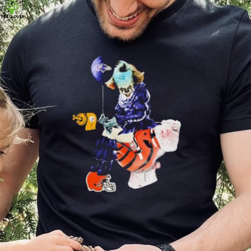 Pennywise Baltimore Ravens Shitting On Cincinnati Bengals And Other Teams Shirt