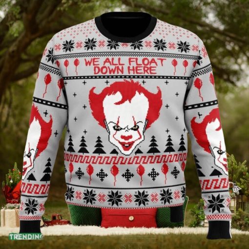 Pennywise IT Ugly Christmas Sweater Funny Gift Ideas Christmas