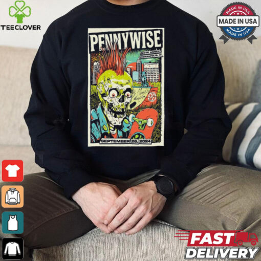 Pennywise September 28 2024 Hi Fi Annex In Indianapolis IN Tour t shirt