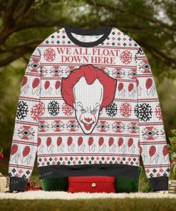 Pennywise We All Float Down Here Christmas Ugly Sweater Mens