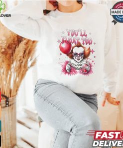 Pennywise you will float too Halloween shirt
