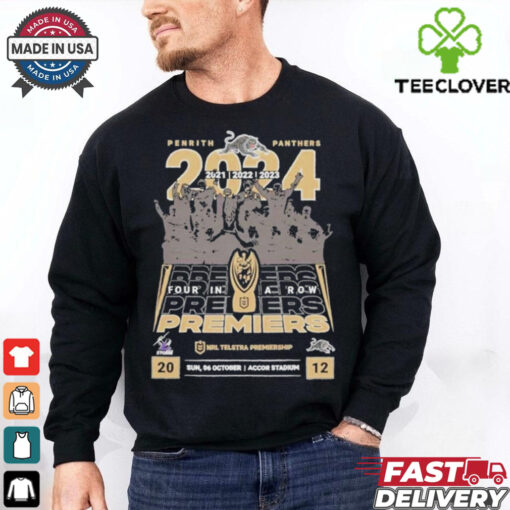 Penrith Panthers 2024 NRL Premiers Team Photo Shirt