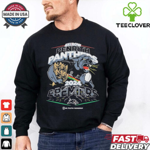 Penrith Panthers 4 In A Row 2024 Premiers T Shirt