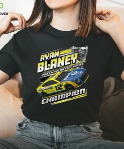 Penske Heather Charcoal Ryan Blaney 2023 NASCAR Cup Series Champion Trophy Shirt