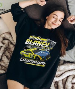 Penske Heather Charcoal Ryan Blaney 2023 NASCAR Cup Series Champion Trophy Shirt