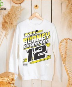 Penske Heather Charcoal Ryan Blaney 2023 NASCAR Cup Series Champion Trophy T Shirt