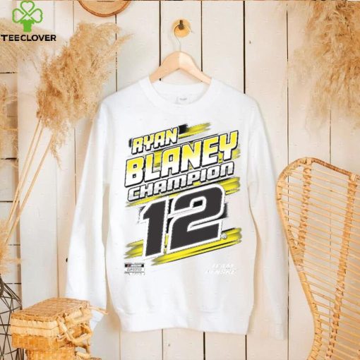 Penske Heather Charcoal Ryan Blaney 2023 NASCAR Cup Series Champion Trophy T Shirt