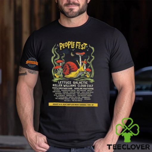 People Fest At Driftless Music Gardens Yuba WI On August 8 10 2024 Unisex T Shirt