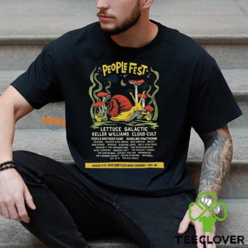 People Fest At Driftless Music Gardens Yuba WI On August 8 10 2024 Unisex T Shirt